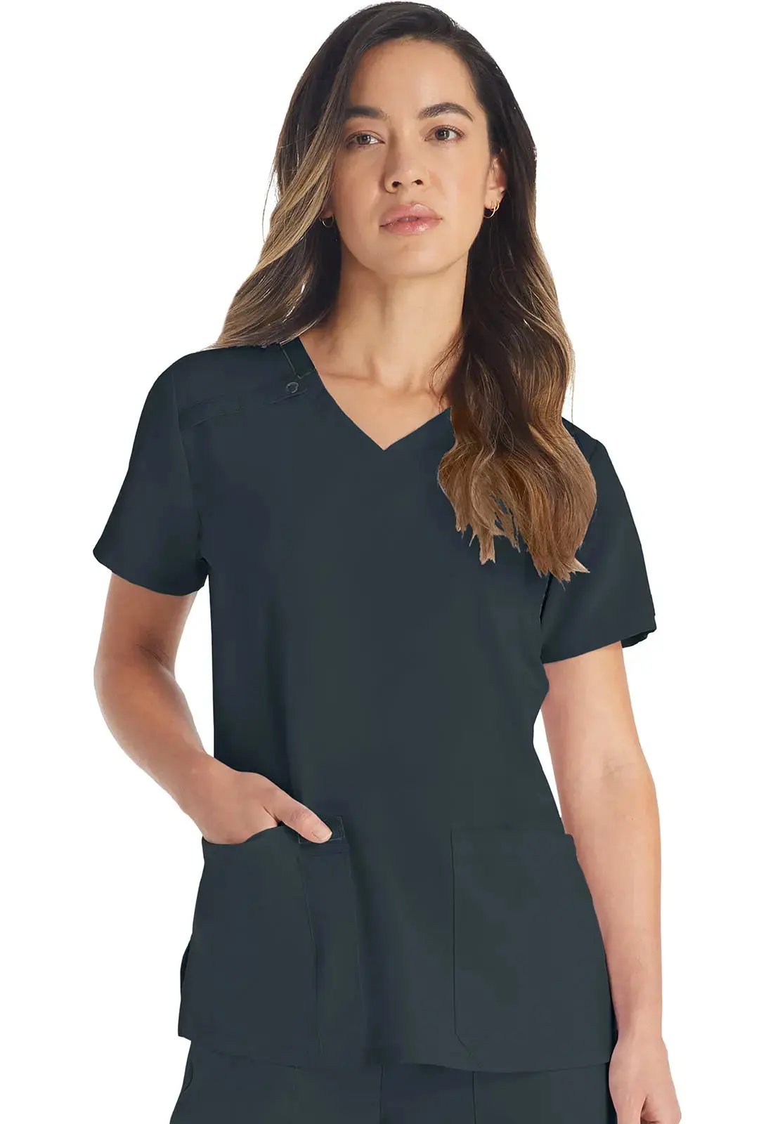 Dickies EDS Essentials Women's V-Neck Scrub Top DK615 Simply Scrubs Australia